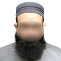 Kamal Muslim Cap For Men's Islamic Prayer Kufi Headwear Suiting Fabric  Stylish Namaz Salah Topi Traditional Wear Thread Hand Made Design. 