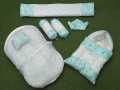 New APC Quality Soft Baby Set Complete Bedding 7 Pcs Set - 7 Pcs Include: 1 Mattress 1 Quilt / Comforter 1 Sleeping Bag / Carry Nest 1 Headshaper Pillow 1 Normal Pillow and 2 Cushions - Baby Bistar Gaddi Sleeping Bag Bed Gift Best. 