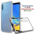 Samsung Galaxy A7 2018 Anti Shock Corner Bumper 1.5mm Air Bag Soft Transparent Panda Jelly Cover U1. 