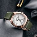 MODIYA Top Quality Square Retro Watch for Men PU Leather Strap Men's Wristwatch Clock Watches Leisure Sports Jewelry Gift. 