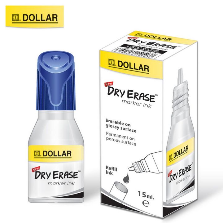 Dollar Dry Erase Marker Ink 15ml 12's Box
