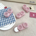 Coloured Contact Lens Case Portable Travel EyeLens Soak Case Organiser Box HEQING. 