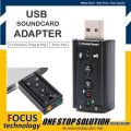 External USB Sound Card Virtual 7.1 Channel USB 2.0 3.5mm Jack External USB 2.0 Audio Mic Speaker Adapter Microphone Stereo. 