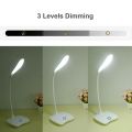 [TCH]Table Lamp LED Stand Desk Lamp Rechargeable 3 Levels Brightness Study Reading. 