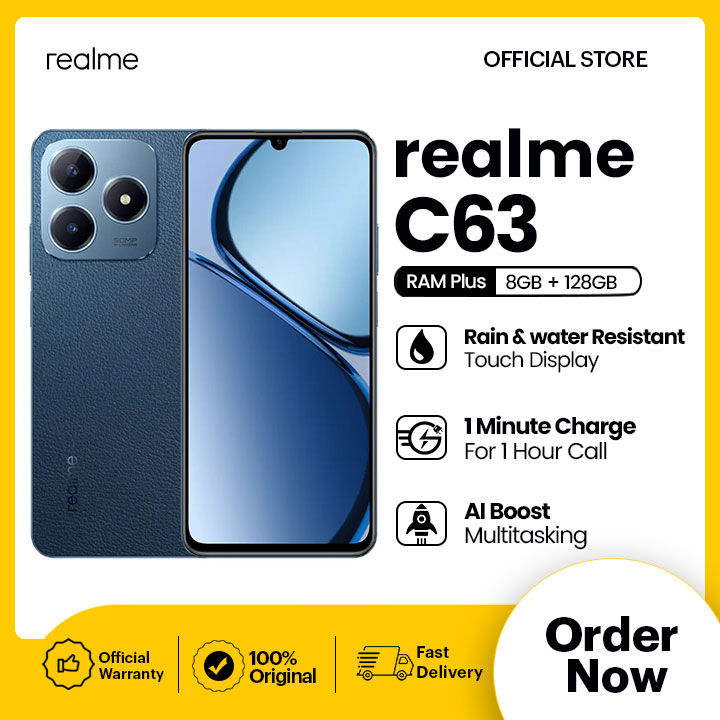 realme C63 | 8GB RAM + 128GB ROM (Get Free Gift Wallet)