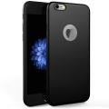 Iphone 6G OR 6S Matte Black Soft Silicon Back Cover Case. 