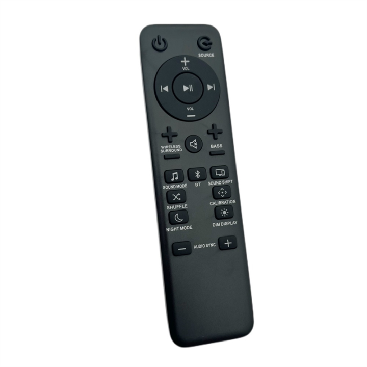 Remote Control for Bar 2.1 3.1 5.1 Channel 4K Ultra HD Sound Bar System Wireless Home Theater Audio Remote Control Easy to Use Black