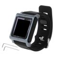 Silicone Strap ＆ Metal Cover for Apple iPod Nano 6 6th Waterproof Bracelet Durable Smartwatch Case Smart Watch Accessory P0RC. 