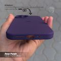 iPhone 12 Pro Max Deep Purple Silicone Case. 
