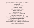 1Pc Artificial Plant Leaves Bail With Fairy Lights Battery Operate 7Ft Artificial Leaves Bail With 1Ft Fairy Light String Length  Leaves Garland With LED Lights For Room Decor  Wall Hanging Decor Home Decoration. 