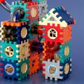 125Pcs DIY Creative Pipeline Rolling Ball Building Blocks Marble Drop Set. 