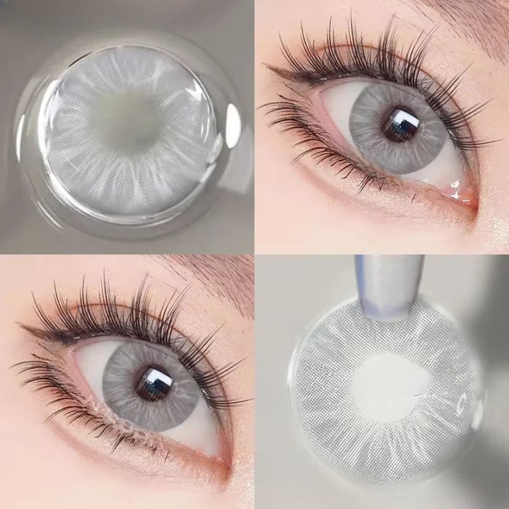 Shade Name: ARTHUR-GRAY Soft Color Contact Lenses / Lens / Eye Lenses / Fashion Lenses / Cosmetics Lenses High Quality Lenses With Free Water Kit