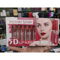 5d Lip Gloss Velvet Stay 12pc Victory Story Superb Long Lasting Waterproof Matte Nude Lip Gloss. 
