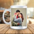 Couple photo mug, custom print mug, customize mug, personalized mug, custom coffee mug, photo mug, custom gift idea. 