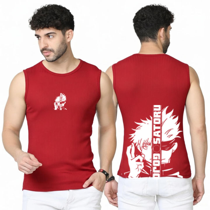 Black%20Cotton%20Jersey%20Printed%20Gym%20Sando%20Tanks%20Top%20For%20Men%20-%20Image%202