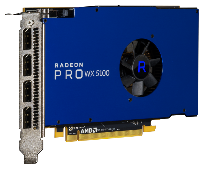 RADEON PRO WX 5100 [ 8GB, GDDR5, 256BIT, 1792 CORES, DX12 ] GRAPHIC CARD,