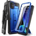 SUPCASE Unicorn Beetle Pro Series Case Designed for îPhône 11 6.1 Inch (2019 Release), Built-in Screen Protector Full-Body Rugged Holster Case (DarkBlue). 