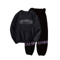 Los Angeles California Printed Winter Fleece Tracksuit Sweatshirt For Women - Fashionable and Stylish Outerwear. 