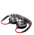Hanging Neck Fan for Kitchen  Folding Handheld Fan Wearable Portable Neckband Mini Fan USB Chargeable-KS. 