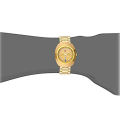 Men's Original Look as Watch - Golden Dial Golden Chain. 