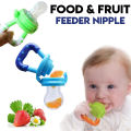 Feeding Fruit Pacifier for Baby ( MULTICOLOR ) | 3 Pieces | Teether | Silicone | Strengthens Teething | Helps healthy eating. 