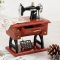 Mini Musical Treadle Sewing Machine Showpiece Best For Home Decoration Size: Height: 16cm Width: 8cm Length: 13.6cm. 