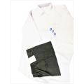BSS Beaconhouse School System Boys School Uniforms White Stitched Pant Shirt. 