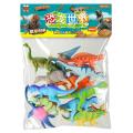 11 Pcs Set - Large Size 7 Inch - Soft Rubber World Jurassic Park Dinosaur Toys - Wild Animal Figure Jungle Zoo Dinosaurs Toy Set For Kids Boys and Girls - 15 cm / 7 Inch. 