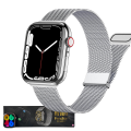 M101 Ultra Series 9 Smart Watch With Adjustable Steel Strap , Fitness Tracker 2.02" Touch Screen Fitness Watch with Heart Rate Sleep Monitor, Step Counter Smart Watch for Men Women Activity Trackers IP67 Waterproof Smart Watch for iOS Android. 