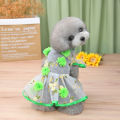 Dog Princess Dress Breathable Lovely Small Girl Dog Clothes. 