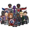 IN STOCK Lego The Falcon and Winter Soldier Minifigures Kids Building Blocks Toys Gifts. 