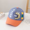 2021 Trend Baby Hat Sumbrero New Dinosaur Print Baseball Cap Takip Summer Sunscreen Kids Beach Hat Outdoor Sun Protection Sun Hat Fashion Baby Accessories Unisex.