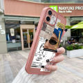 YIWESAN Case For Realme Q3i Case Fashion Tide Brand Boy Thin Shockproof Square Edge Silicone Casing Full Lens Cover Camera Protect Cases Softcase. 