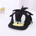 Children's Hat Sonic Baseball Cap Cartoon Flat Brim Hat for Boys and Girls Super Sonic Mouse Hat. 