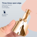 Nose Hair Trimmer Manual Waterproof Clippers for Men & Women, Smooth Trimming with Twelve Double-Edged Blades Easy to Use. 