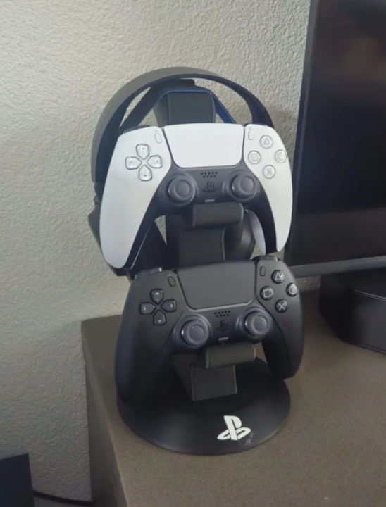 PS4/PS5%20Controller%20and%20Headphone%20Stand%20%E2%80%93%20Dual%20Gaming%20Accessory%20Holder%20for%20PlayStation%205%20Controllers%20and%20Headphones,%20Perfect%20for%20Organized%20Gaming%20Setups%20-%20Image%203
