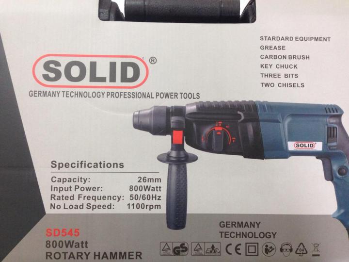 Solid Rotary Hammer Hilti Drill Machine (3 functions) 800 Watts 26mm