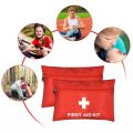First Aid Kit Pouch, 7 Pieces Compact Waterproof Mini Emergency Bag. 