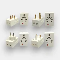 Multi Plug Shoe With Round Pin Flat Pin Light