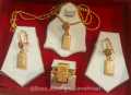 Gold Plated Imported Gold Bar Locket Chain Set. 