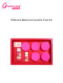 Glamorous Face 6 Steps Mani Pedi Hand & Foot Care Kit, Deep Cleansing & Soothing For Rejuvenated Skin. 