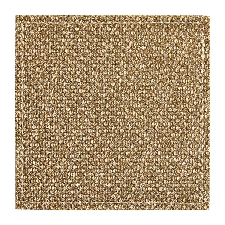 Premier Home - Set of 4 Gold Glitter Coasters