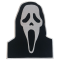 Scream Ghost Face Mask Embroidered Iron On Patch Sew On Badge For Biker Jackets Bags Caps T Shirts Jeans Applique. 