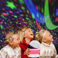 Night Light Starry Sky Projector Baby Light 360° Rotation LED Star Light Lamp Starry Sky Projector with 8 Color Lights Projection Perfect Gift for Babies and Children. 