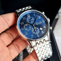 Hugo Boss Men’s Quartz Stainless Steel Blue Dial 44mm Watch 1513498. 