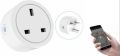 Tuya wifi smart socket switch 16A with power metering AI voice alexa mobile phone remote control British plug socket. 