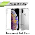 iPhone XS Max Back Cover Transparent Extra Bumper Soft Crystal Clear Case For X Max. 