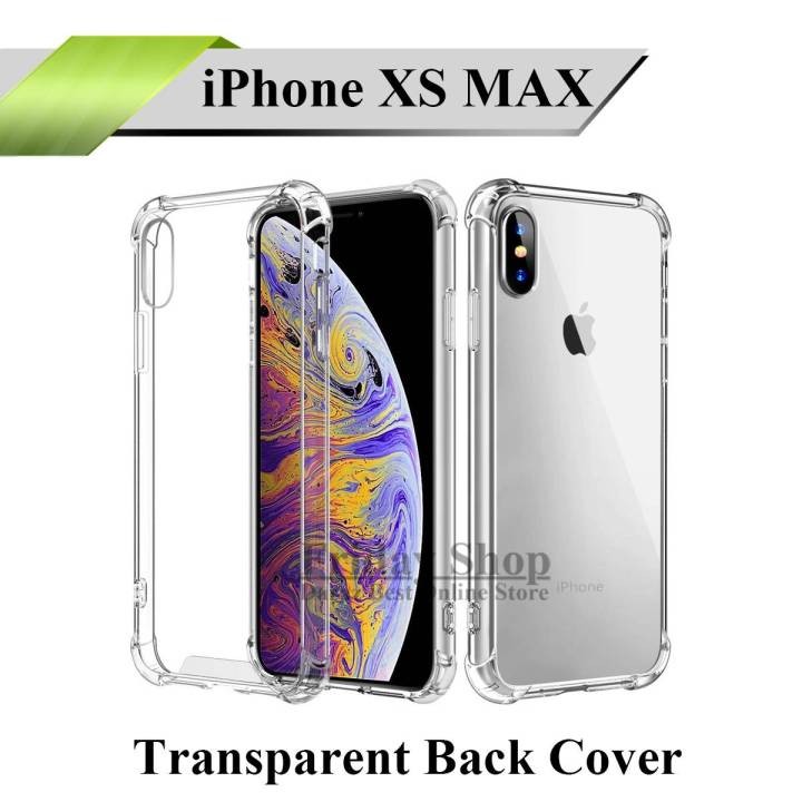 iPhone XS Max Back Cover Transparent Extra Bumper Soft Crystal Clear Case For X Max