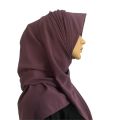 hijab scarf for girls/pack of 2 with free gift/hijab stoller/half naqab patti/fancy hijab and naqab/fashion for girls. 