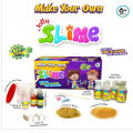 Three Color Slime Kit For Kids Make Your Own Glitter Jelly Slime Kit. 